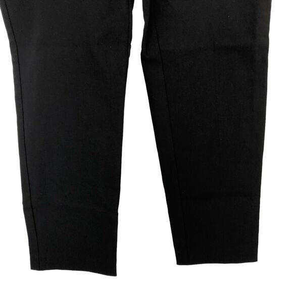 Covington Women's Stretch Career Pants with Belt Tapered Leg Black Size 12P NWT - Picture 4 of 10